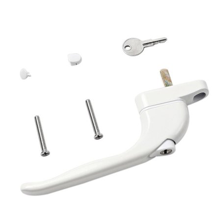 Vindushåndtak Dørhåndtak HVIT 21MM