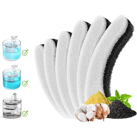 Päivitetty kissan juoma-automaatti, 6 kpl 1,5 litran suodatinta kissa- ja koirajuoma-automaattiin