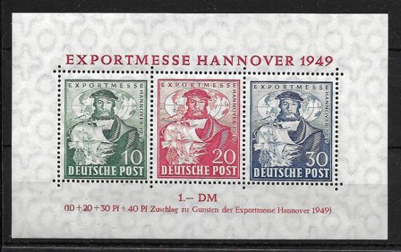 Engelsk Zone 1949 - AFA 103 - 105 - Postfrisk