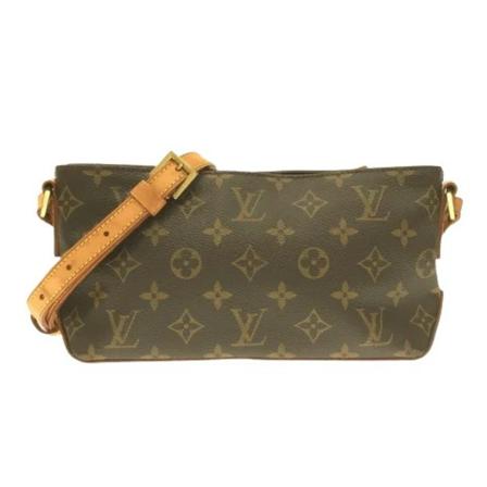 Louis Vuitton Vintage, Pre-owned Canvas louis-vuitton-bags Bruin, Dames, Maat:ONE Size