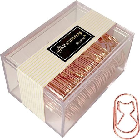 50 stk Papirclips Bogmærke Memo Clips Sæt