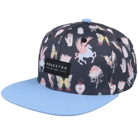 Headster - Grau Snapback Cap - Pegasus Deep Charcoal Snapback @ Hatstore