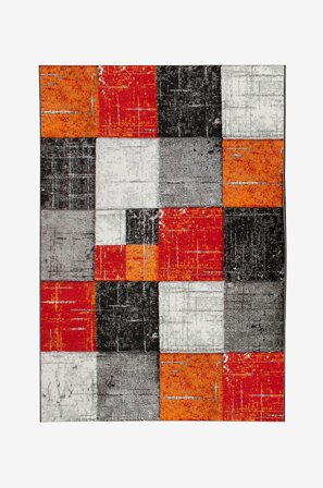 KM Home - Matto London - Monivärinen - Sileät matot - 200X290 - - Homeroom