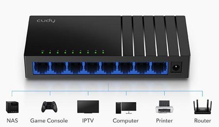 Cudy 8-Port Gigabit Desktop Switch