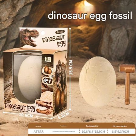 1 stk. Arkeologiske utgravningsbokser, dinosaur skjelettmodeller, barnas skattejaktleker julebursdagsgaver