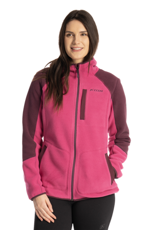 Chaqueta Polar Mujer Klim Darby Canyon Fucsia Rojo/Ciruela Italiana M