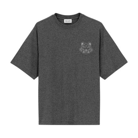 Kenzo Tiger Logo Motif T-shirt Grå, Dame T-shirts