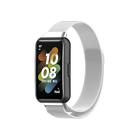 Smartwatch-armband för Huawei Strap 7/7 NFC Milan Magnetic Metal (Silver)