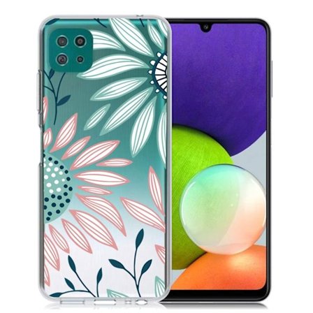 Deco Samsung Galaxy A22 5G Suojakotelo - Cute Flower