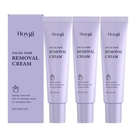Hårfjerningscreme til ansigtet Smertefri skånsom hårfjerner Beskytter porerne mod tilstopning Ikke-irriterende Nærer Udglatter hudpleje