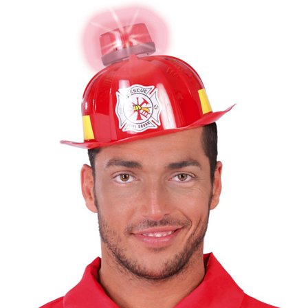 Palomiehen Kypärä Valoilla ja Sireeniäänellä