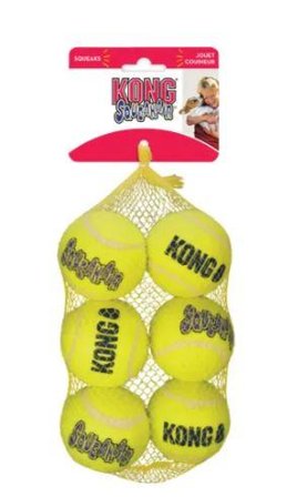 Kong Tennisball med Pipelyd, 6stk - M