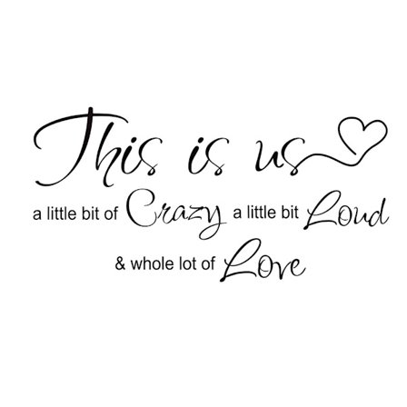 Vinyl Love Quotes Veggklistremerat Sitater Inspirasjon Familie Veggklistremer for Soverom Stue Kontor