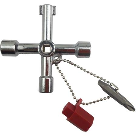 2 kpl Universaaliavainta Sähkökaapin Kolmioavain Neliöavain Junalle