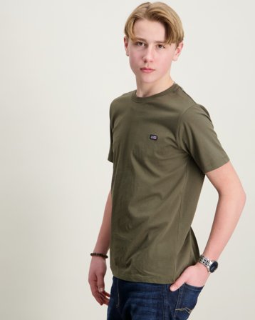 Lexington Liam Classic Organic Cotton Tee Grön T-shirts Kille - Kids Brand Store