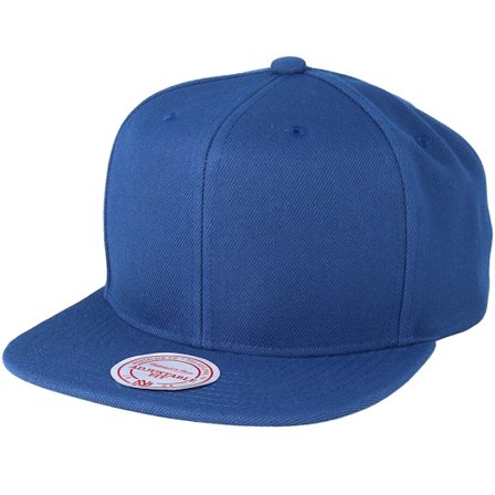 Mitchell & Ness - Ble snapback Czapka Z Daszkiem - Blank Blue Snapback @ Hatstore