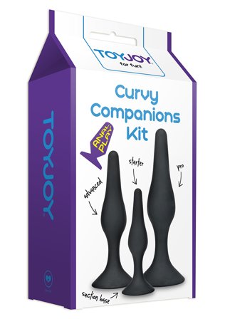 CURVY COMPANIONS KIT 3 PCS BLACK