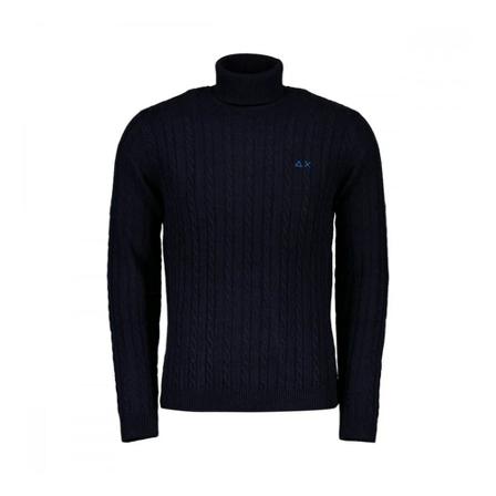 Sun68 Turtlenecks Blå, Herre Rullekraver