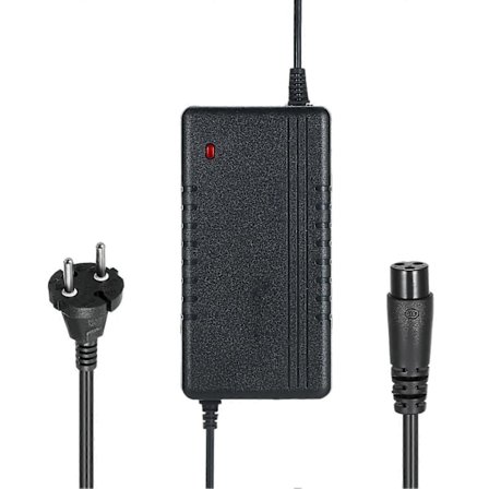 54,6V 2A Elektrisk Scooter Strømlader Li-ion Batterioplader 3-benet Inline Stik Hurtig Opladningsadapter til Kugoo M4 Elektrisk Scooter [db]