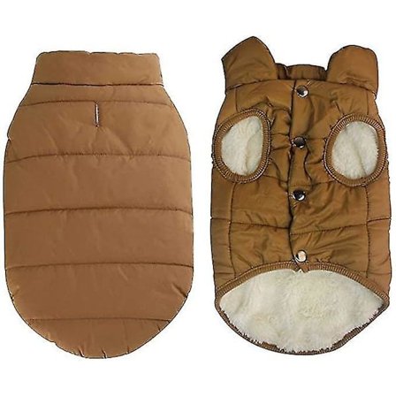 Hundekåpe Vinterjakke Vanntett Snødrakt Tykk Bekledning