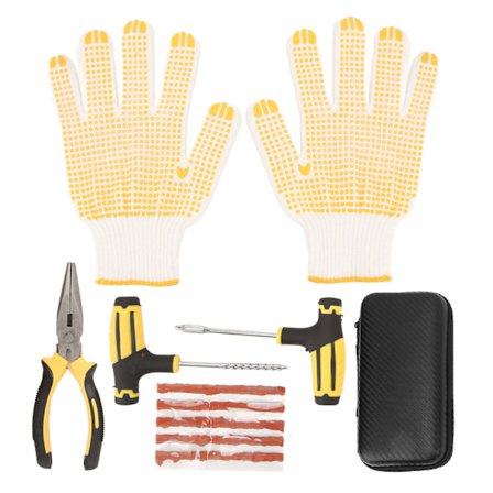 Slangeløst dækreparationssæt Punkteringsprop Nødredskaber til bil motorcykel