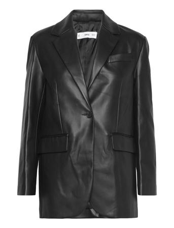Maki Blazers Single Breasted Blazers Svart Mango