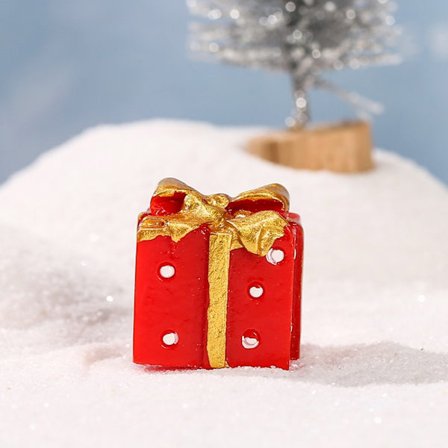 5 STK Julepynt Miniaturer Ornamenter A A