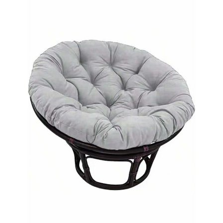 Runda Tuftade Dynor, Tjock Enfärgad för Stol, Golv & Trädgårdssittplatser