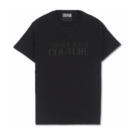 Versace Jeans Couture Slim MC Logo Gloss Jersey Sort, Herre