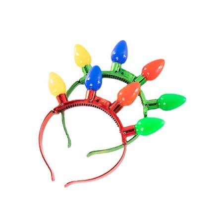 Joulu LED-lamppu monitoiminen hiuspanta uusi hiuspanta hiukset