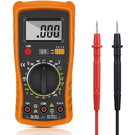 Digital multimeter, digital bilmultimeter, professionell elektrisk testare