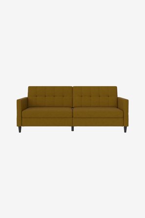 Dorel Home - Sovesofa 3 seter Hartford - Gul - Sovesofaer - Fra Homeroom