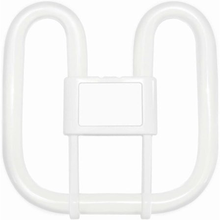 GR10q 4-Pin 28W 3500K Varm Hvid 2D CFL Lampe 2000LM[JUN]