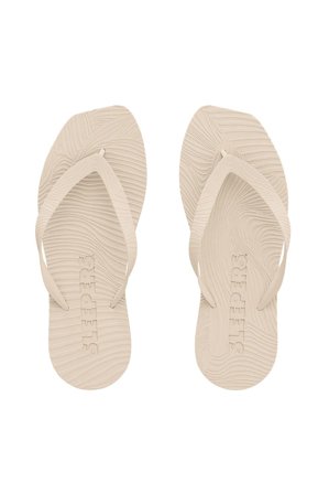 Sleepers Tapered Platform Eggnog Flip Flop 36
