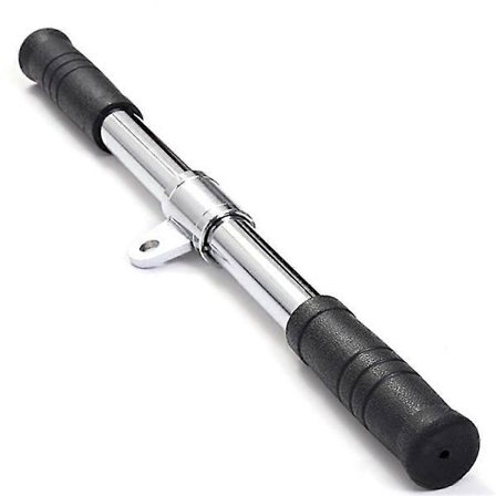 Nedtrekksstang Gym Roterende Rett Stang egnet for Kabelmaskin Tilbehør Trening Biceps Hjemmegym Trening