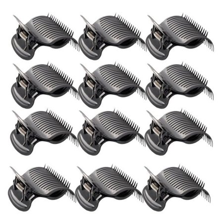 12 stk. Hårklemmer til ruller Varme Rulle Klemmer Hårruller Klø