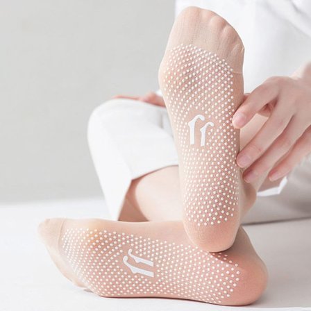 5 Par Body Shaping Stretch Strumpor Fotmassage Strumpa NUDE