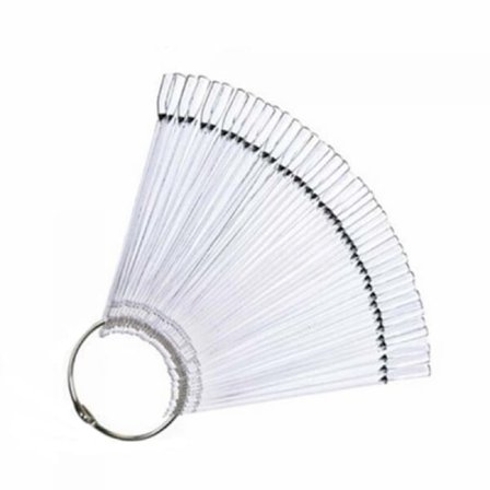 50 st Nail Art Display, Nagelfärgkarta Verktyg