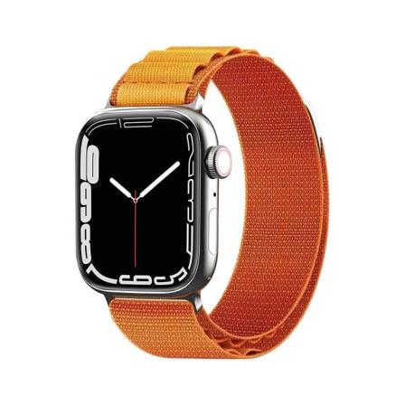 Alppilenkki yhteensopiva Apple Watch -rannekkeen kanssa 42mm/44mm/45mm/49mm, kestävä kudottu nailonhihna iWatch Series Ultra 8 7 6 5 4 3 2 1 SE