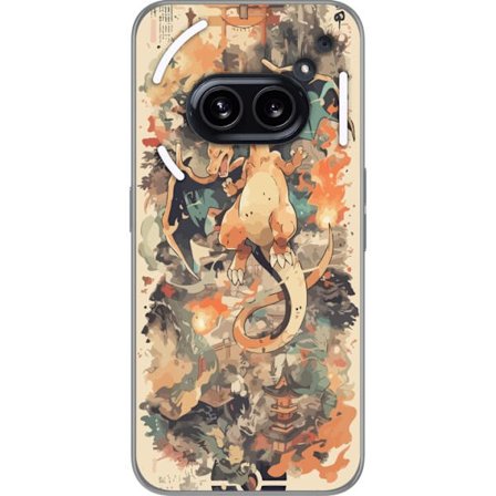 Nothing Phone (2a) Plus Läpinäkyvä kuori Tulenkantaja legenda