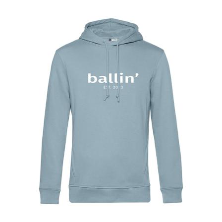 Ballin Est. Basic Hoodie , Blauw , Heren , Maat: XS