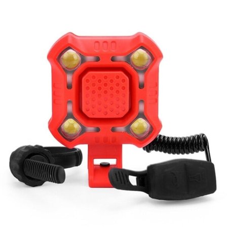 Elektrisk cykel klocka med horn vattentät USB laddning högt larm säkerhet