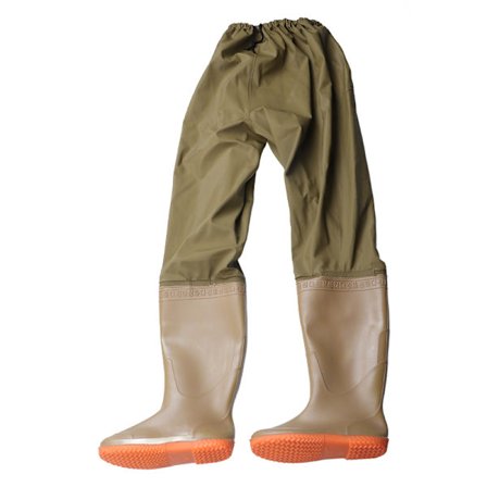 Kalastuskahluut, kulutusta kestävät, vedenpitävät, liukuestepohjaiset saappaat, vyötärökahluuhousut miehille ja naisille, 39