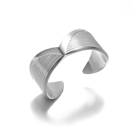 Punkstil Geometriska Stora Ringar Rostfritt Stål Justerbara Breda Ringar För Rock Kvinnor Män Smycken anillo hombre