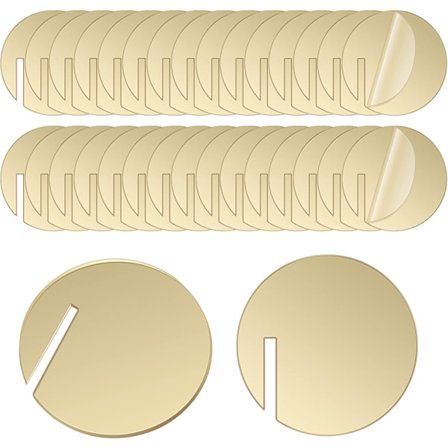 30 st Akryl Cirkel Dryck Taggar Runda Fest Dryck Tag Cirkel Markörer Tomma Akryl Etiketter Glas Kant, Vinglas Skiva för Baby Shower Bröllop Engagemang