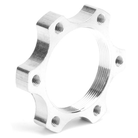 Skivbromsfläns Skiva 6-håls gängad sits Skivbromsgänga Konvertering Säte Adapter Base44mm Base