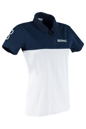 Polo Mujer Bering Blanco/Azul Marino L