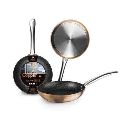 Stekpanna - IBILI - Natura Koppar - 16 cm - Aluminium - Sten non-stick - Induktionskompatibel