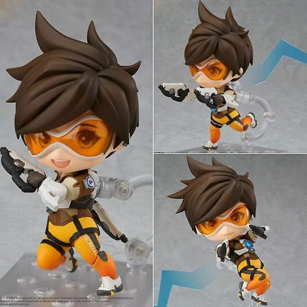 Nendoroid Overwatch Tracer Klassisk Skin Figur Leke
