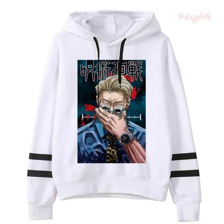 Unisex japansk anime Jujutsu Kaisen Hoodie Toppar Herr Harajuku Yuji Itadori Manga Sweatshirts Kawaii Gojo Satoru Streetwear Man 15515 S